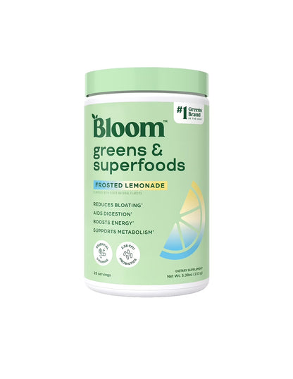 BLOOM NUTRITION Polvo de verduras y superalimentos 25 porciones (Variedad)