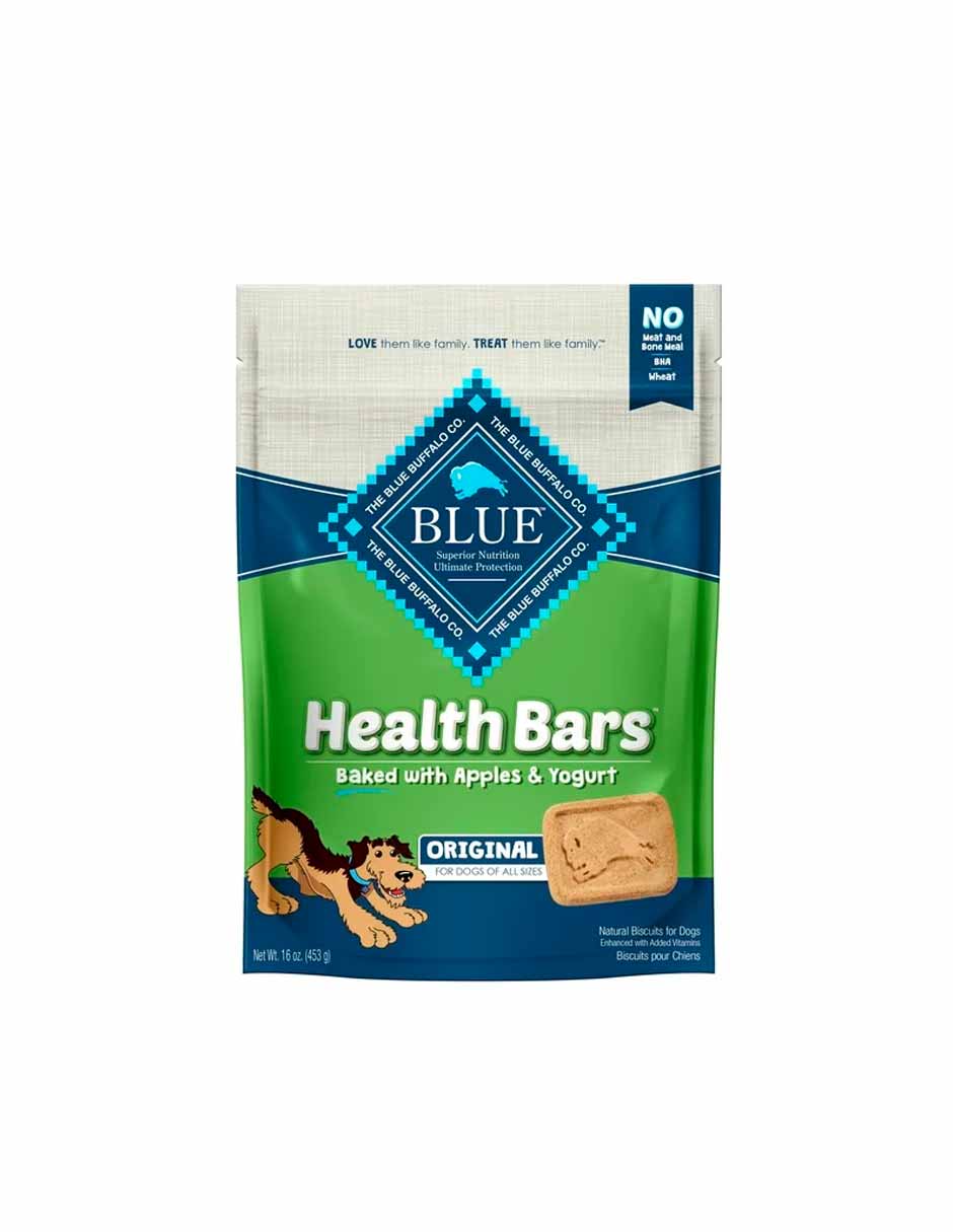 Blue Buffalo Galletas para perros con sabor a manzana y yogurt 453gr