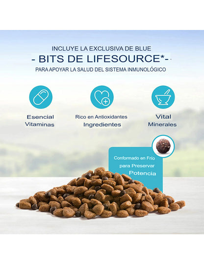 Croquetas Blue Buffalo de Carne de res para perros adultos 13.6kg