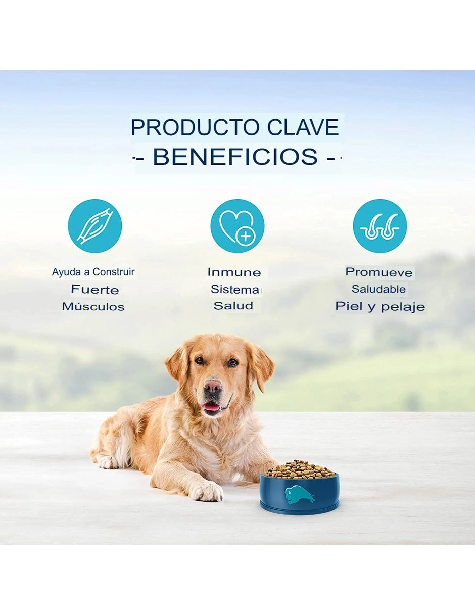 Croquetas Blue Buffalo de Carne de res para perros adultos 13.6kg