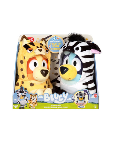 Peluches Interactivos Bluey y Bingo con Sonido - Pack 2