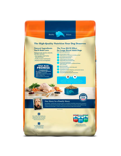 Croquetas Blue Buffalo Life Protection Formula de pollo y arroz integral para perros de raza grande 6.8kg