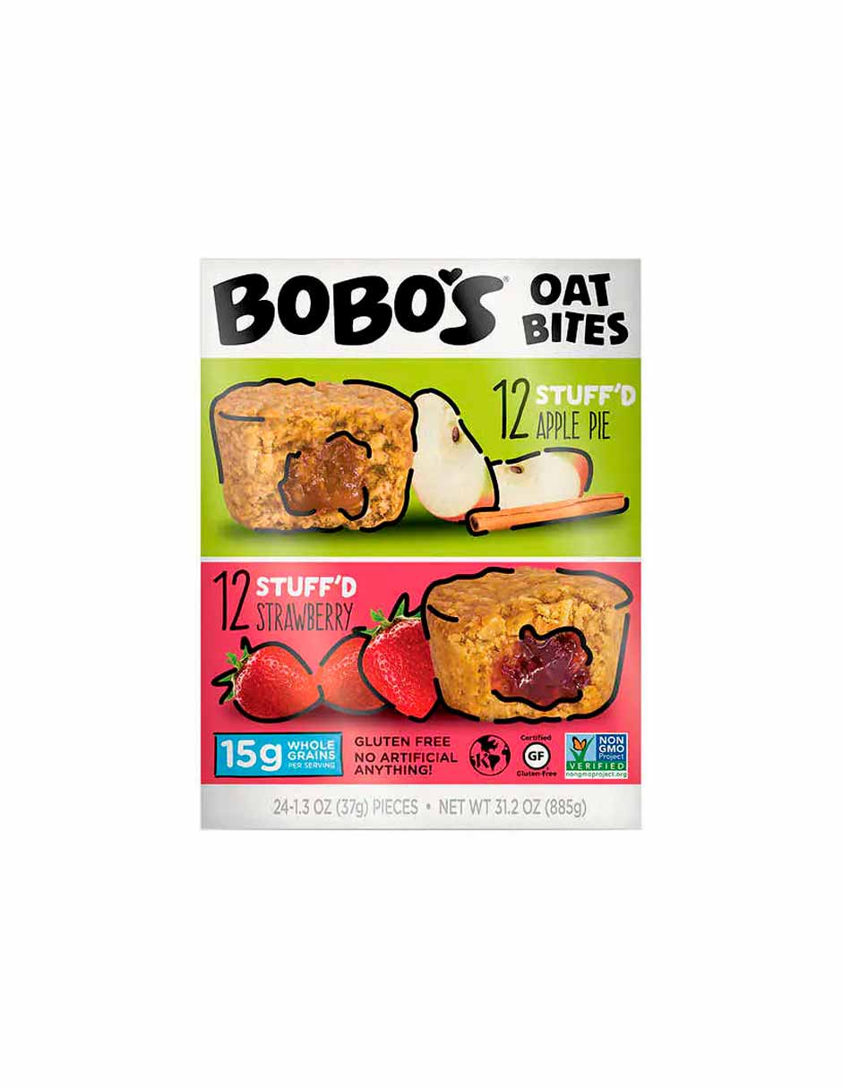 Bobo's avena bites, paquete variado, 24 unidades