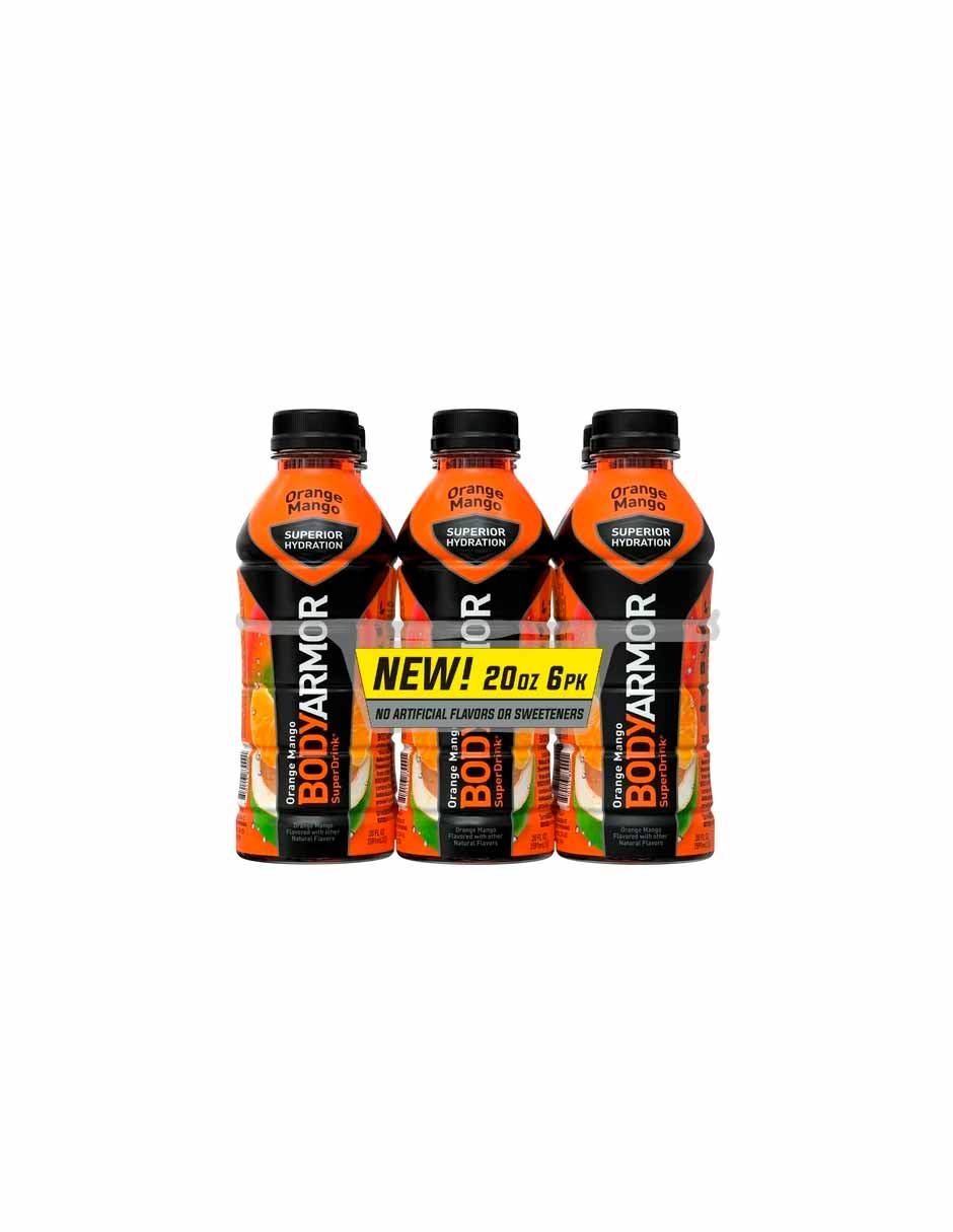 BODYARMOR LYTE orange mango 355 ml pack de 8