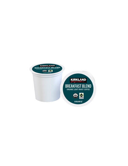 Cápsulas K-Cup de café orgánico para desayuno Kirkland Signature Coffee, 120 unidades