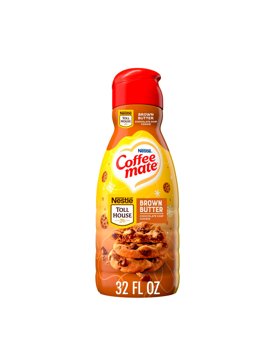 Coffee mate Brown Butter Chocolate Chip Cookie Crema liquida 946ml Edición limitada