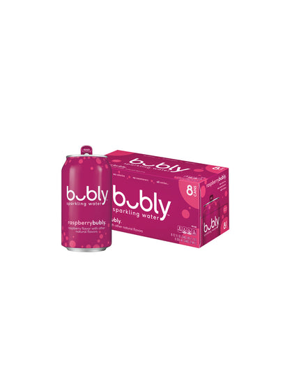 Bubly agua mineral saborizada pack 8 latas