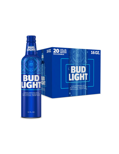 Cerveza Bud Light 16 oz Pack 20 Botellas