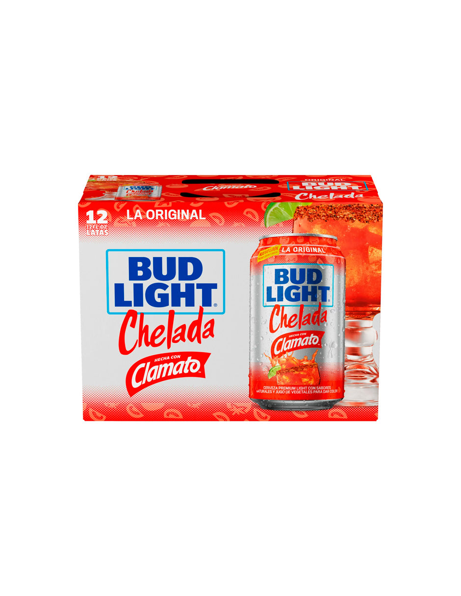 Bud Light Chelada con 12 latas