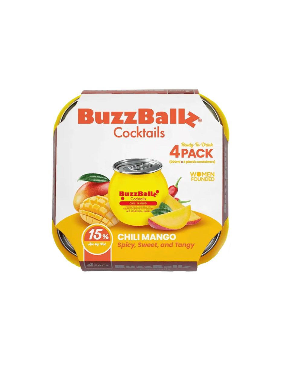 Cocktails listos para beber Buzzballz 4 pack (variedad)