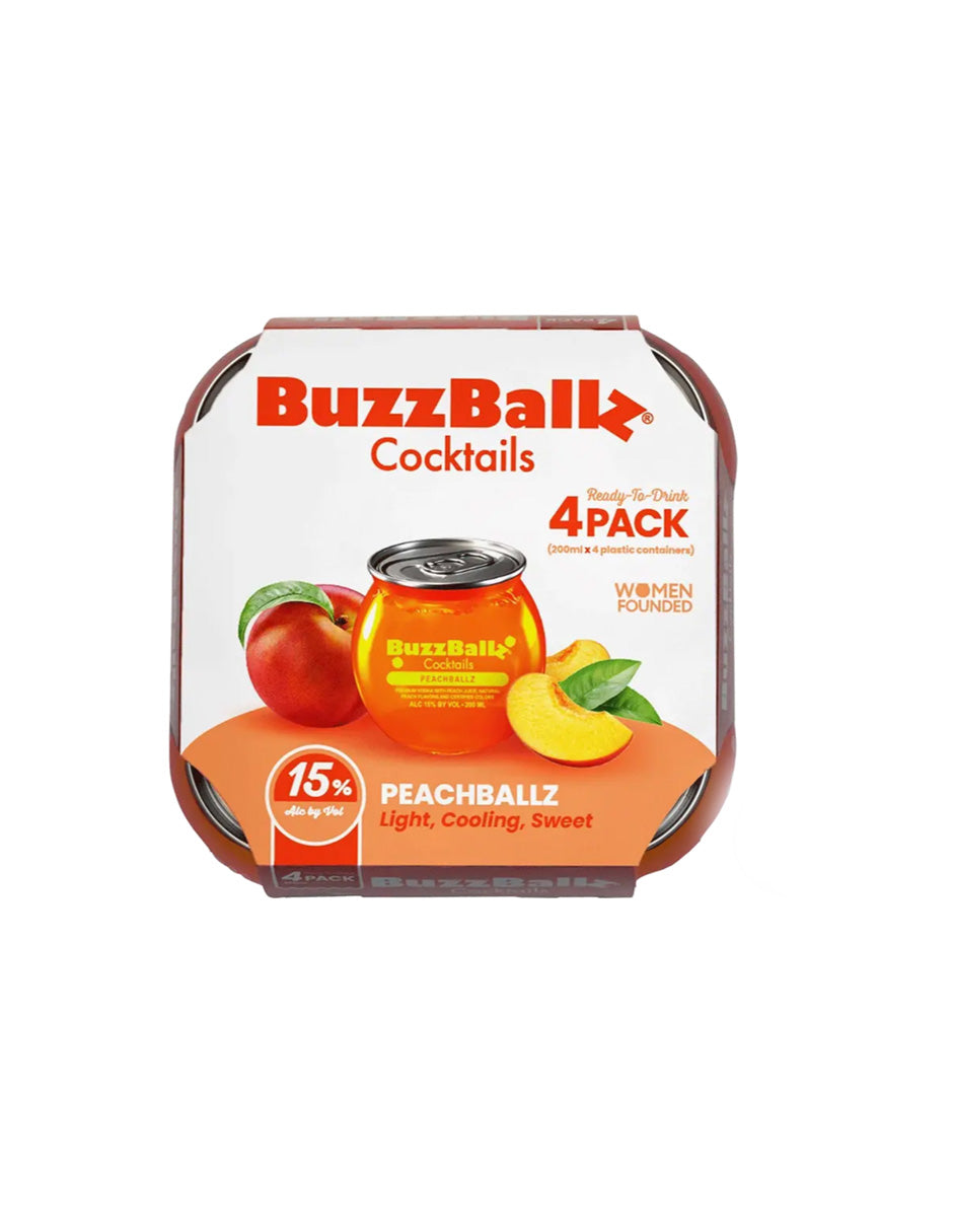 Cocktails listos para beber Buzzballz 4 pack (variedad)
