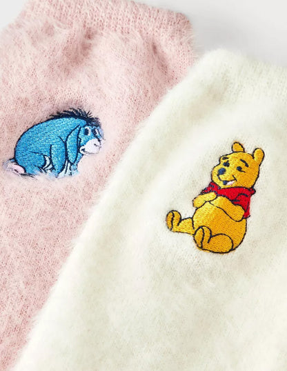 Caja de calcetines de mujer Winnie the Pooh 4-10