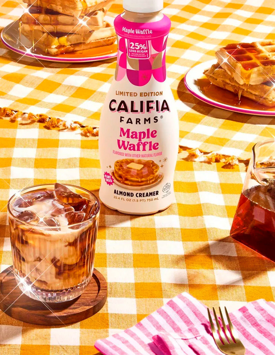 Califia Crema para café con sabor a arce y waffles 750ml Edición limitada