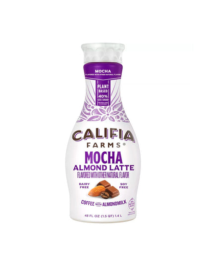 Café frío Califia Farms Mocha con leche de almendras 1.4 Lt