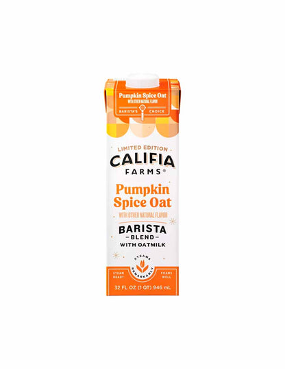 Califia Farms crema para café con leche de avena Pumpkin Spice 946ml