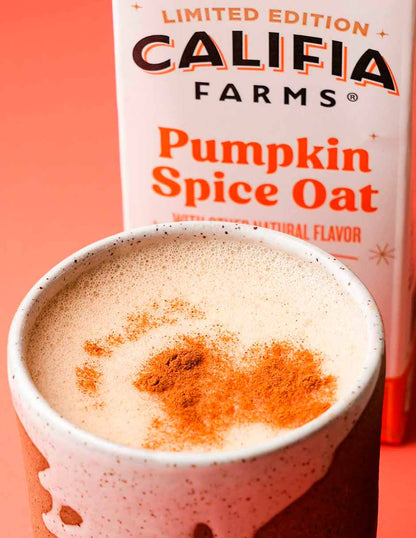 Califia Farms crema para café con leche de avena Pumpkin Spice 946ml