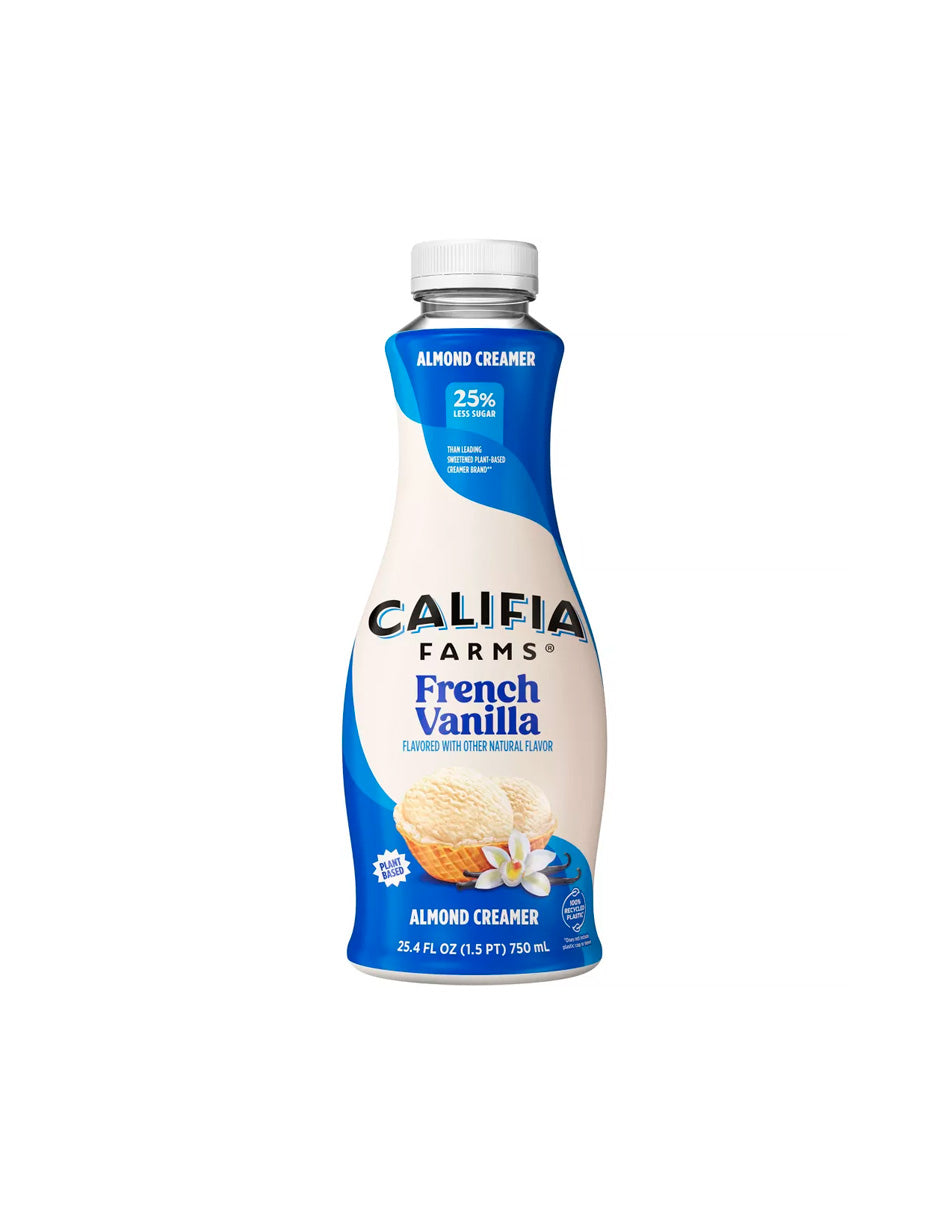 Crema para café con leche de almendras y vainilla francesa 750ml