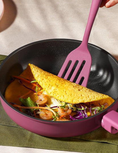 CAROTE Juego de Cocina Antiadherente 17 Piezas Magenta