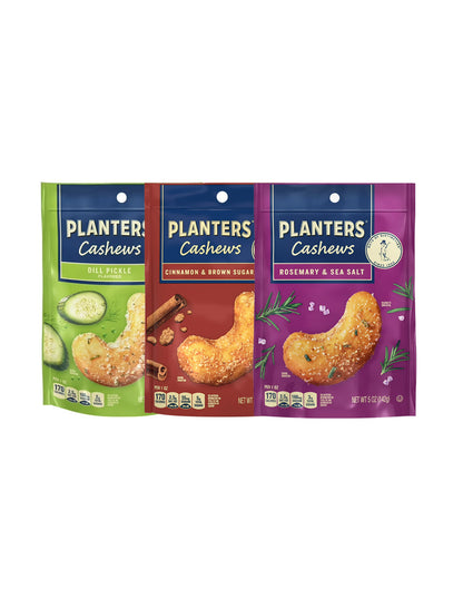 Anacardos tostados Planters fuente de proteína 142gr (sabor a elegir)