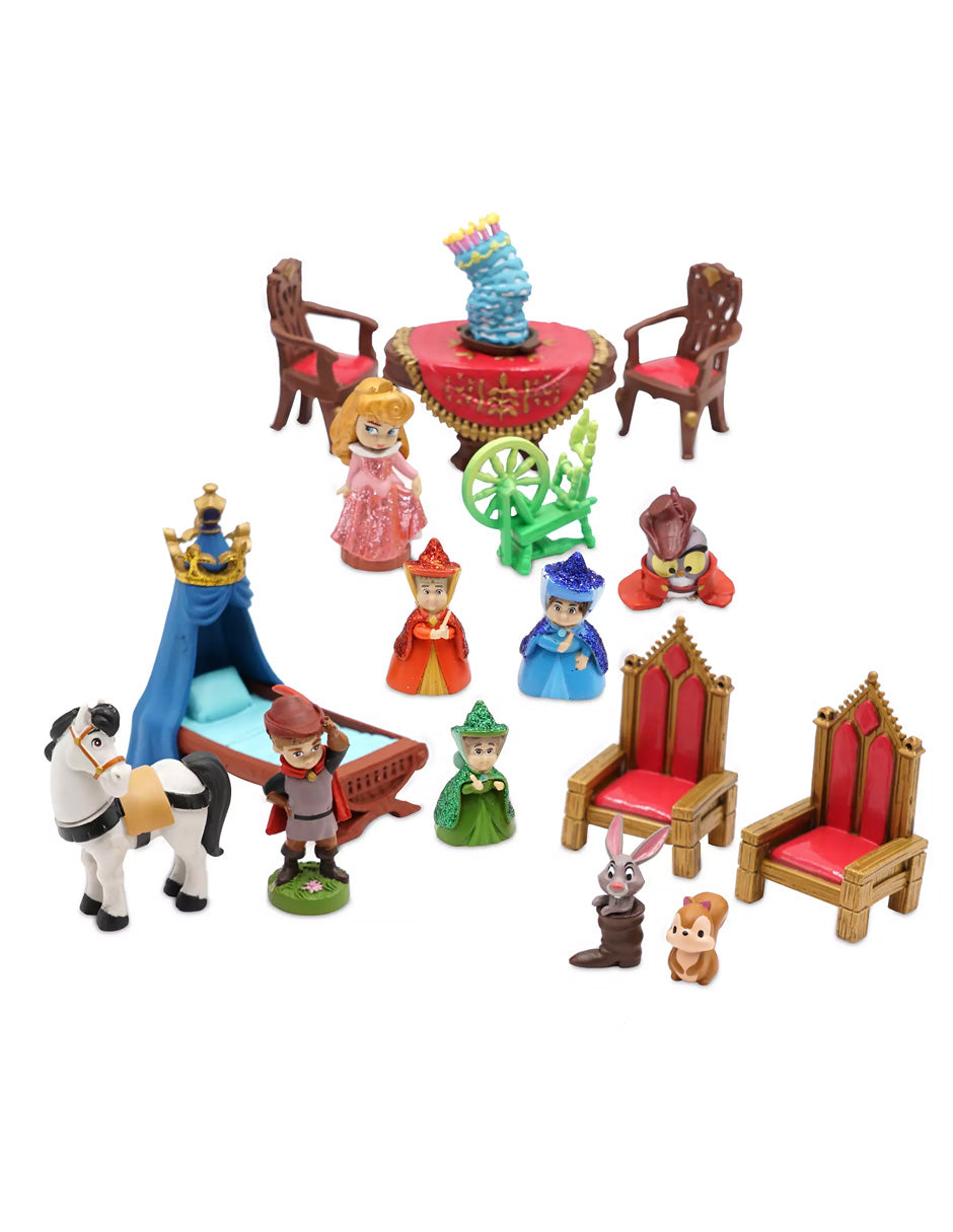 Set de Juego Castillo Disney Animators La Bella Durmiente 17 piezas