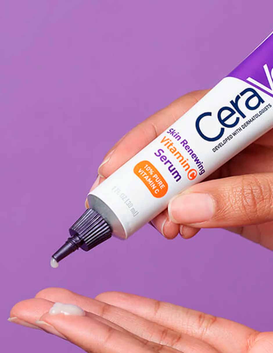 CeraVe Suero de vitamina C para la cara con ácido hialurónico 30ml