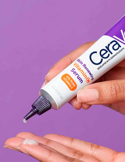 CeraVe Suero de vitamina C para la cara con ácido hialurónico 30ml