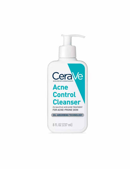 CeraVe limpiador facial para tratamiento de acné 237ml