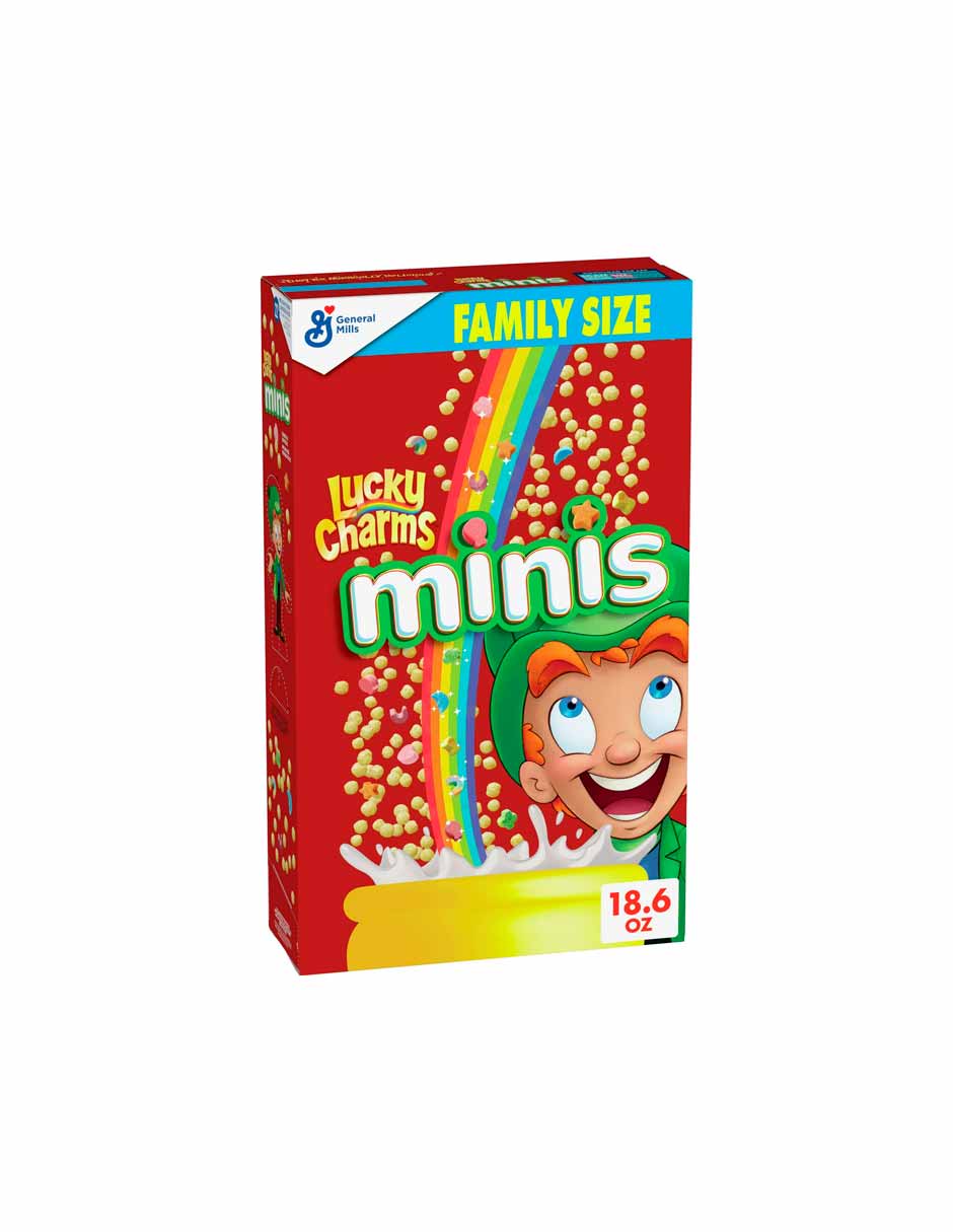 Cereal Lucky Charms Minis con malvaviscos 527gr