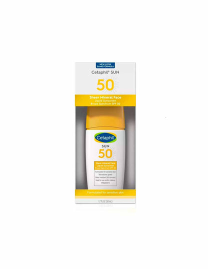 Cetaphil Protector solar Mineral Gotas Líquidas SPF 50, 50ml