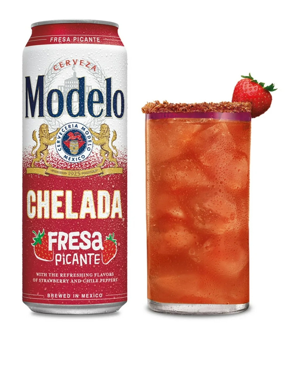 Modelo Chelada Fresa picante 710 ml