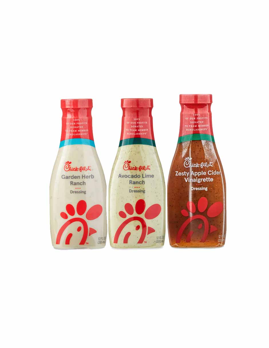 Chick Fill A aderezos 355ml (variedad)