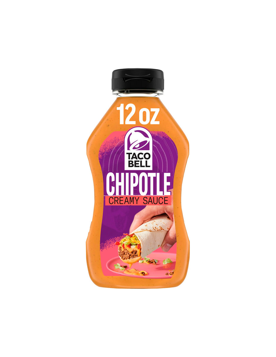 Taco Bell Salsa Cremosa de Chipotle Botella 354ml