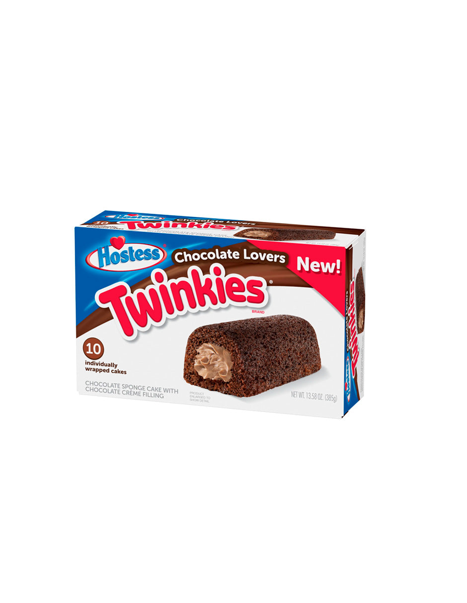 Twinkies chocolate 385gr 10 unidades