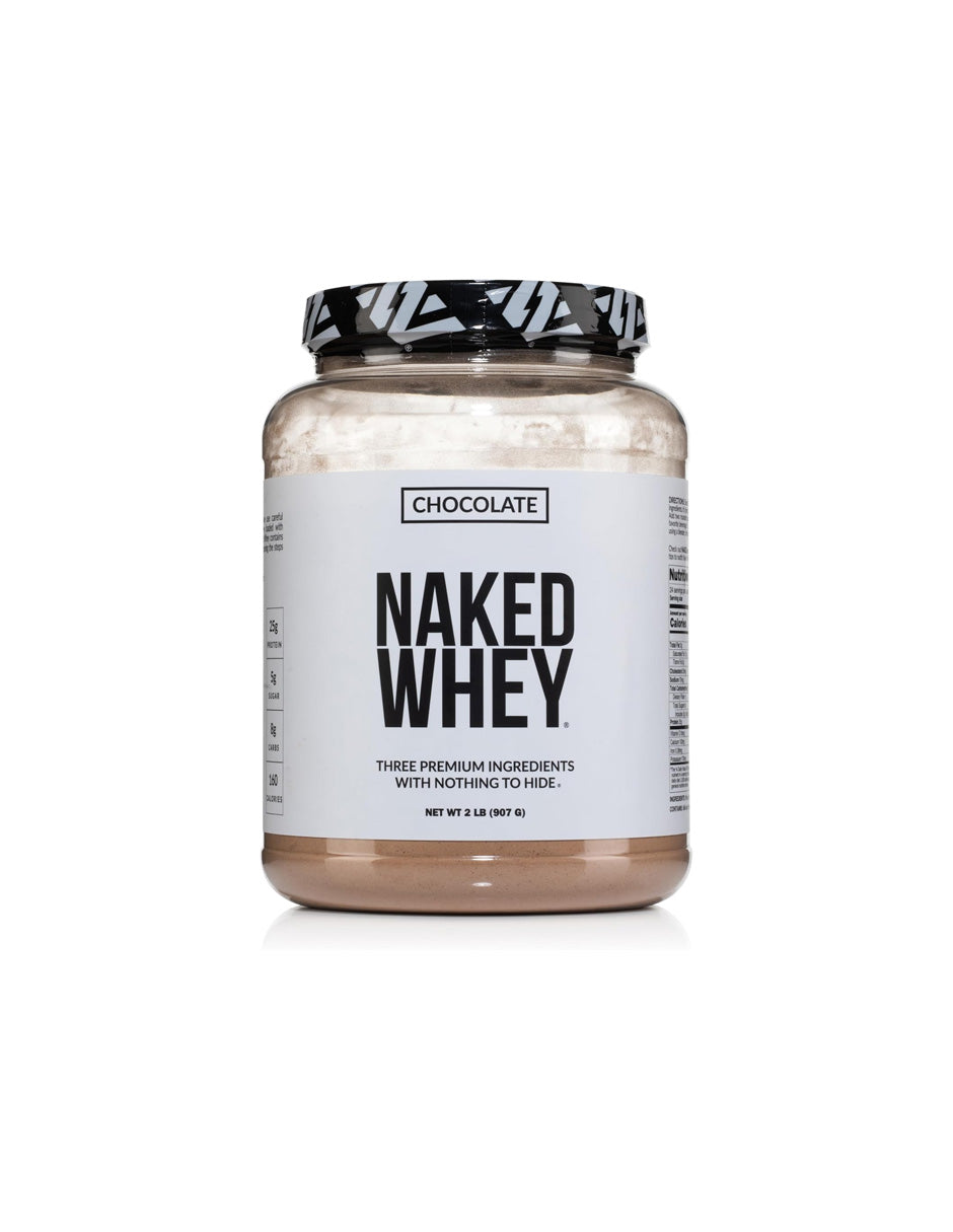 Proteína de Suero NAKED Chocolate 25g Grass Fed 3 Ingredientes 907 g