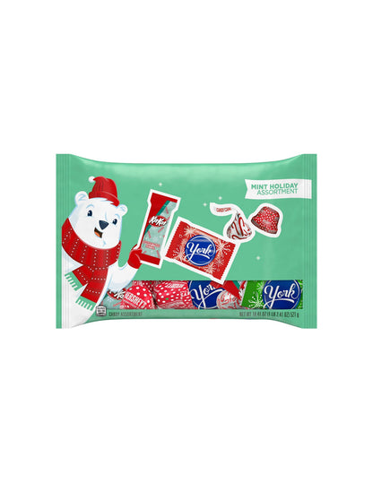 Surtido navideño Hershey’s, Kit Kat y York menta 521gr