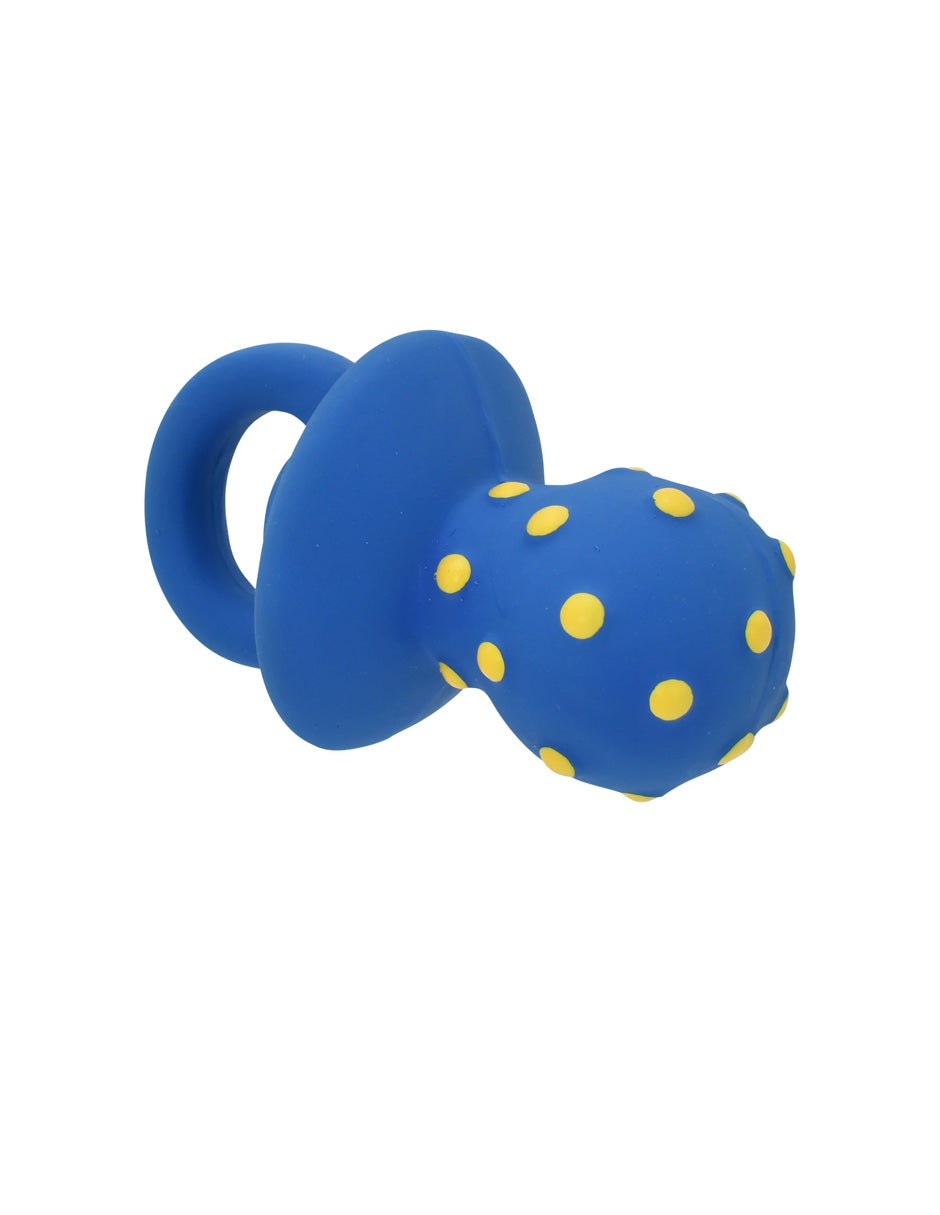Vibrant Life Playful Buddy Chupete para perros, látex con relleno de felpa