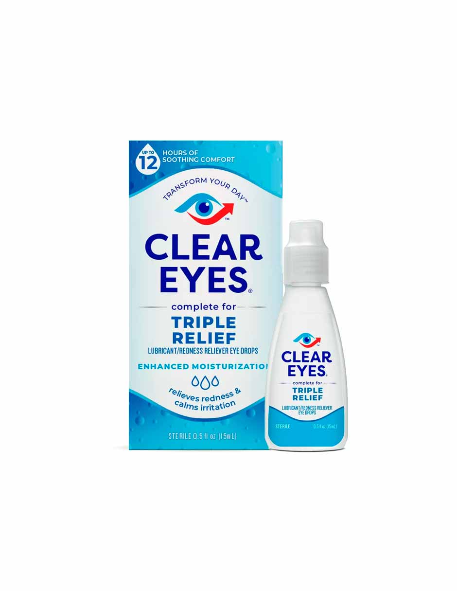 Clear Eyes Gotas lubricantes para ojos 15ml