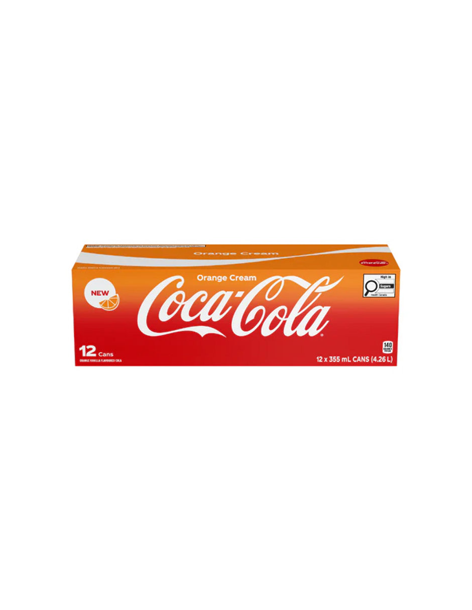 Coca-Cola orange cream 12 pack