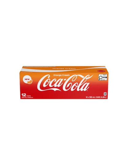 Coca-Cola orange cream 12 pack