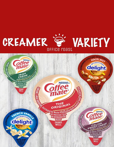 Paquete Variado de Cremas Líquidas para Café  Coffee Mate 50 Unidades Individuales