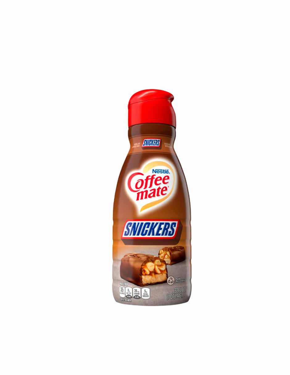 Coffee Mate crema liquida Snickers 946ml – Dulce Alcance