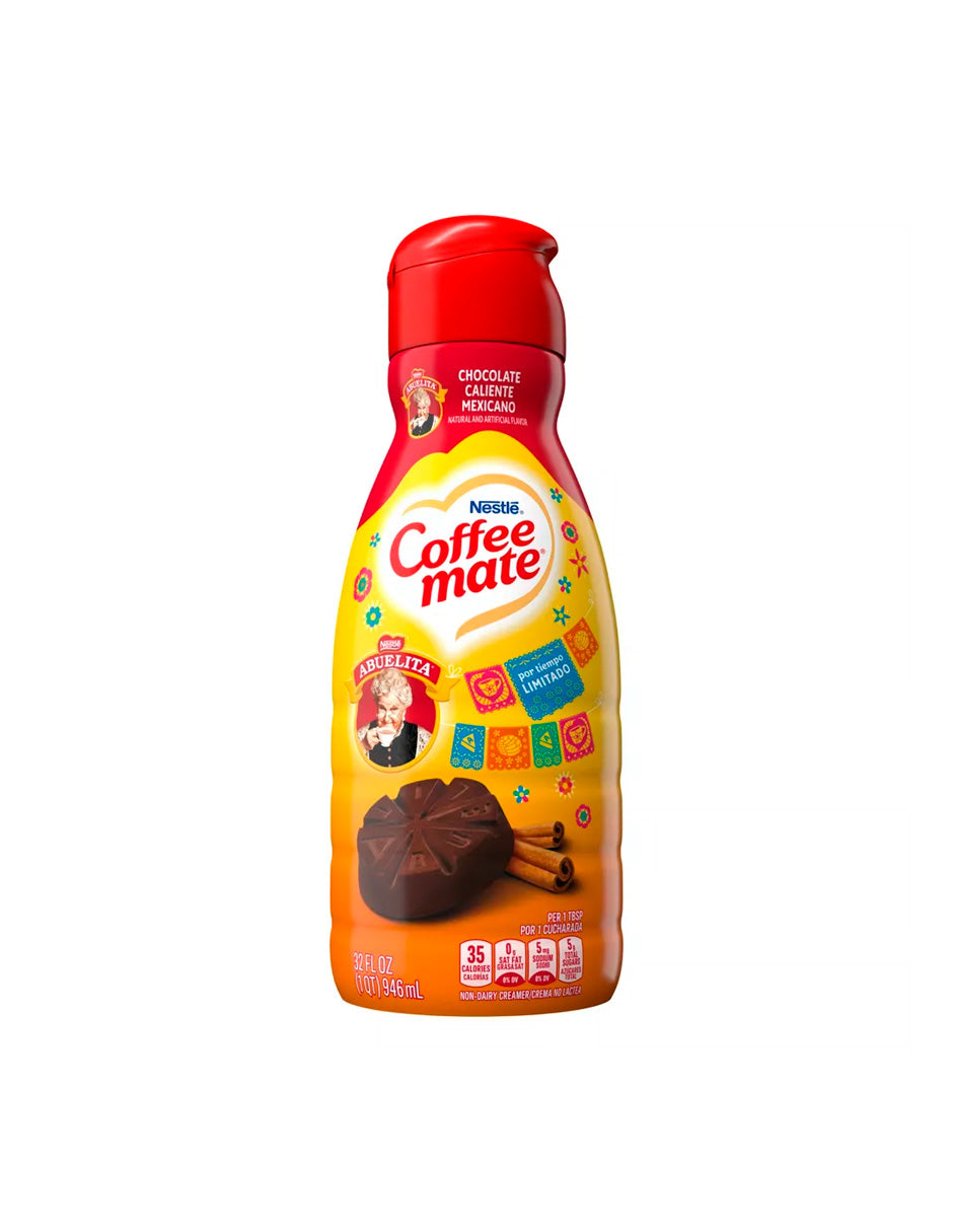 Coffee Mate Chocolate Abuelita crema liquida 916ml Edición limitada