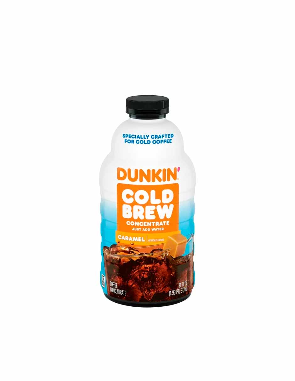 Dunkin Cold Brew concentrado sabor caramelo 917ml