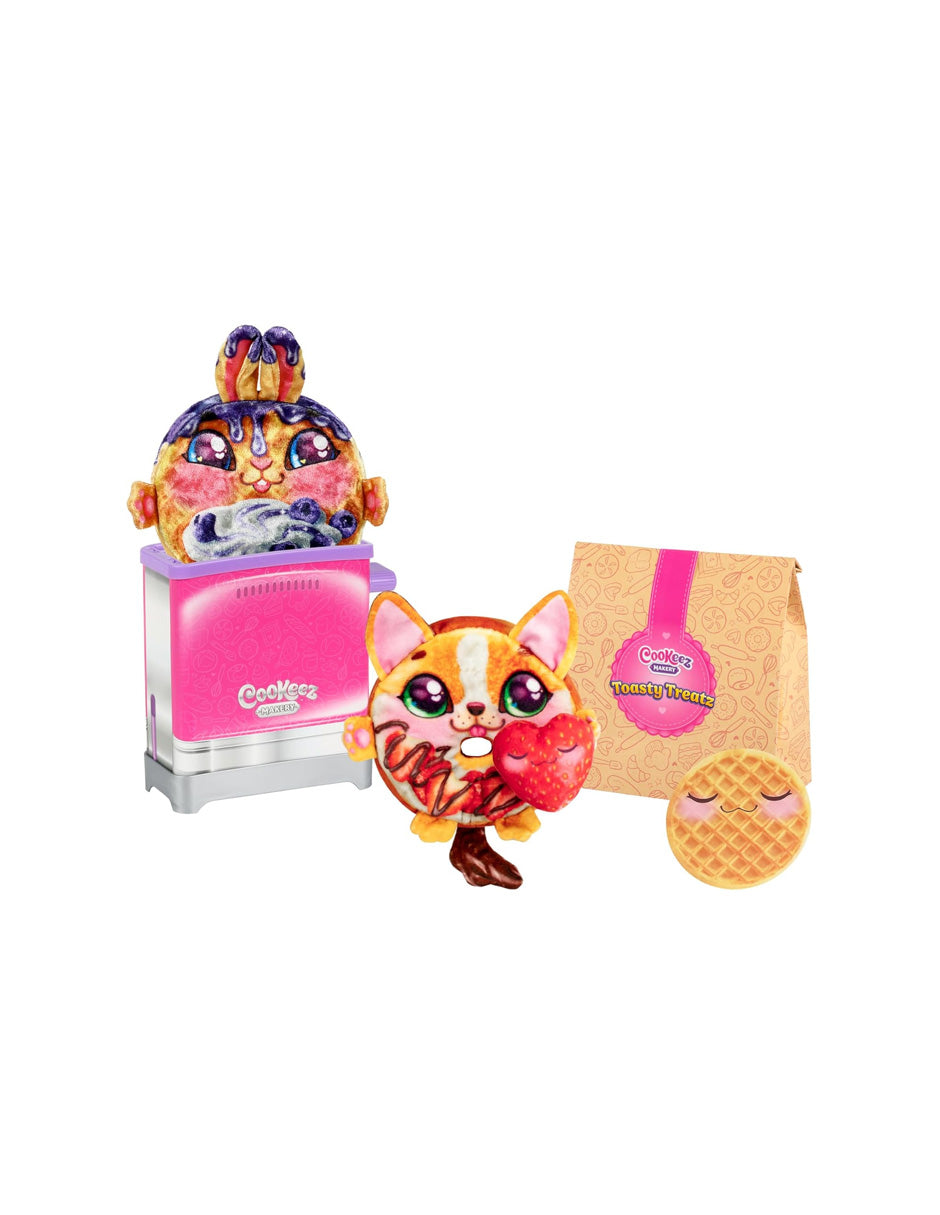 Toasty Treatz Cookeez Makery Tostadora con Peluche Sorpresa