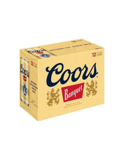 Coors Banquet Cerveza 12 pack