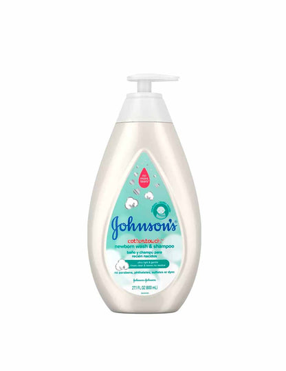 Johnson Jabón y shampoo para bebés recién nacidos 800ml