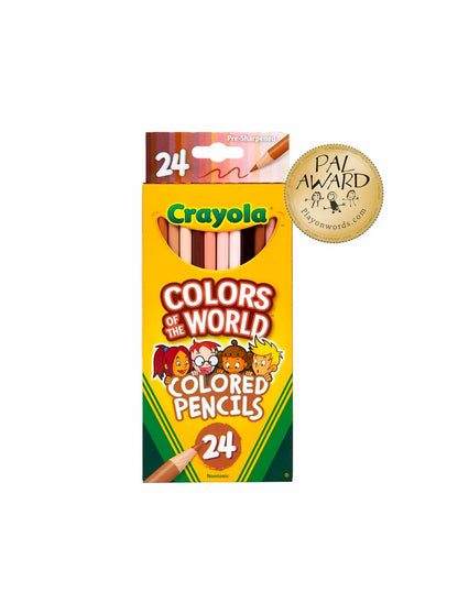 Lápices de colores Crayola Colors of the World 24 piezas