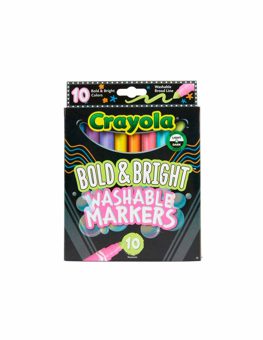 Crayola Bold & Bright marcadores lavables 10 unidades – Dulce Alcance