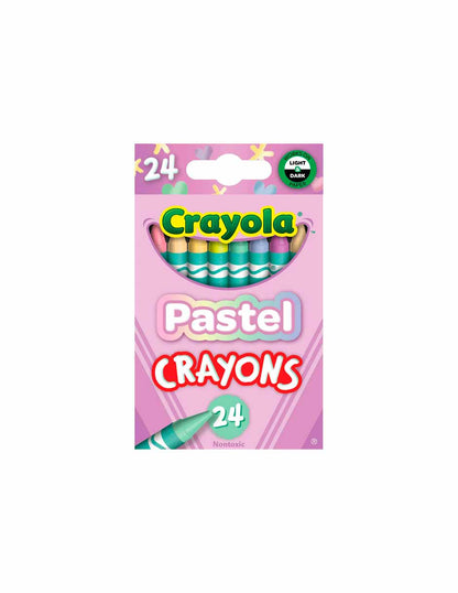 Crayola crayones color pastel 24 unidades