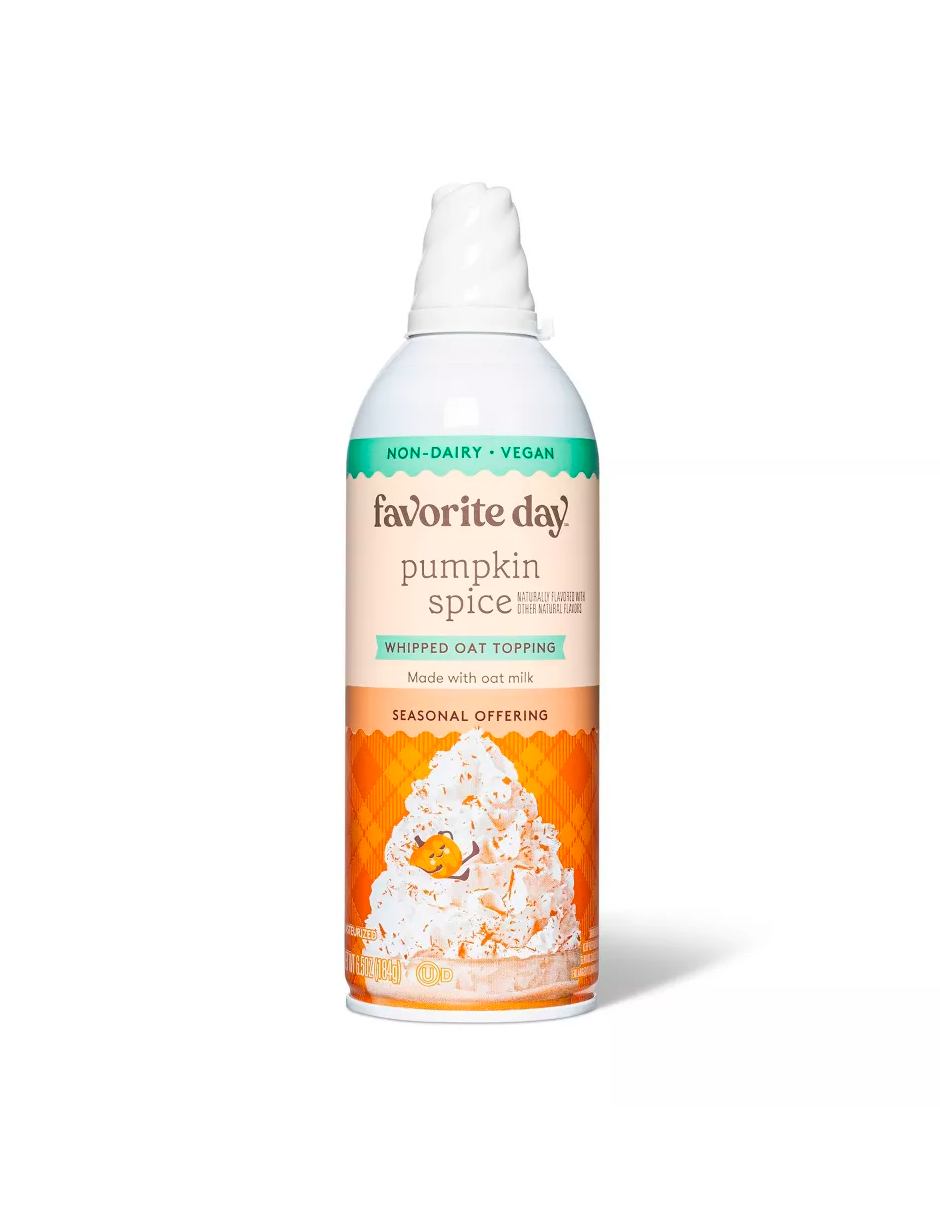 Crema batida Pumpkin Spice Favorite Day- sin lacteos 184gr